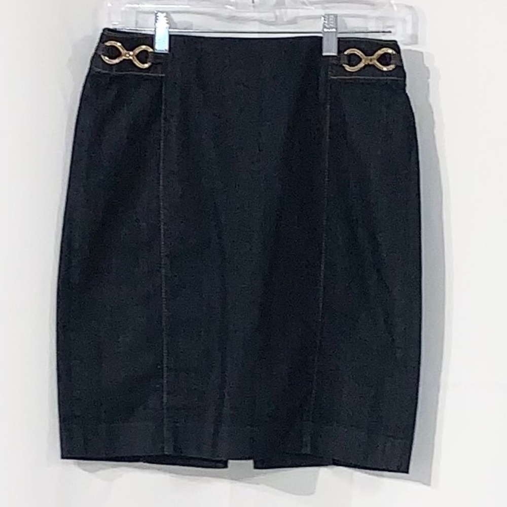 Ellen Tracy Denim Skirt